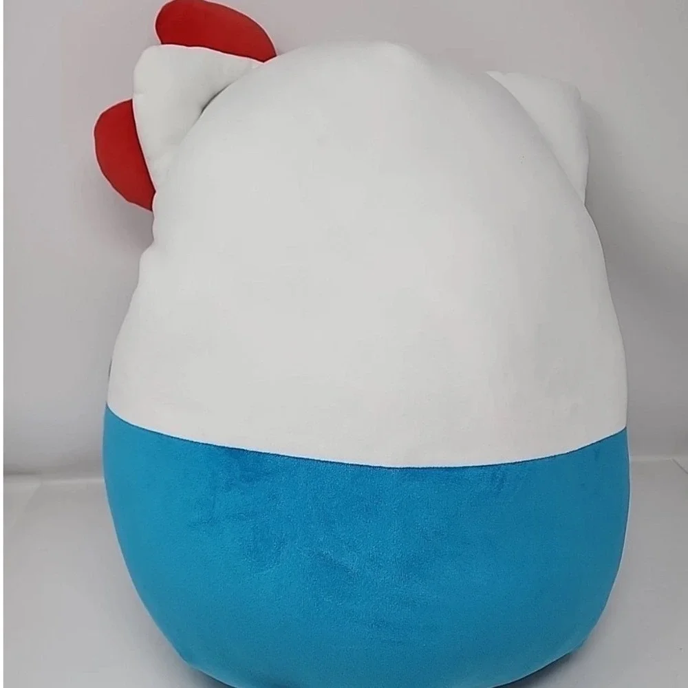 Squishmallows Hello Kitty Sanrio 12 Inch Blue Overalls Plush Toy‎ SQSN01375 NEW